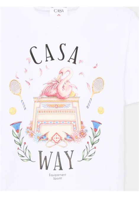 T-shirt con stampa CASABLANCA KIDS | JTS03805